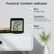LCD Digital Thermometer Hygrometer for Home and Office (Model: HM598A)