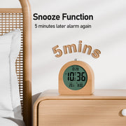 Wooden Bedside Alarm Clock (Model: 2106)