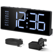 Digital Bedside Alarm Clock with Large Digits with UK Plug (Model: G11)