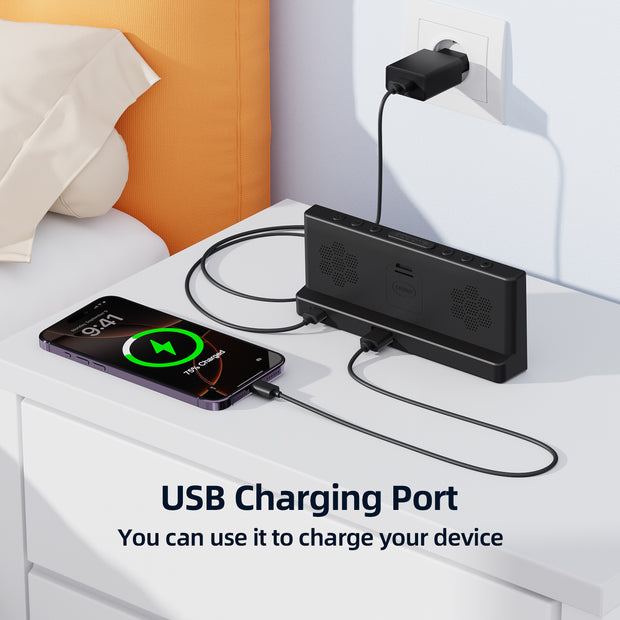 Digital Bedside Alarm Clock with Large Digits with Europlug (Model: G11)