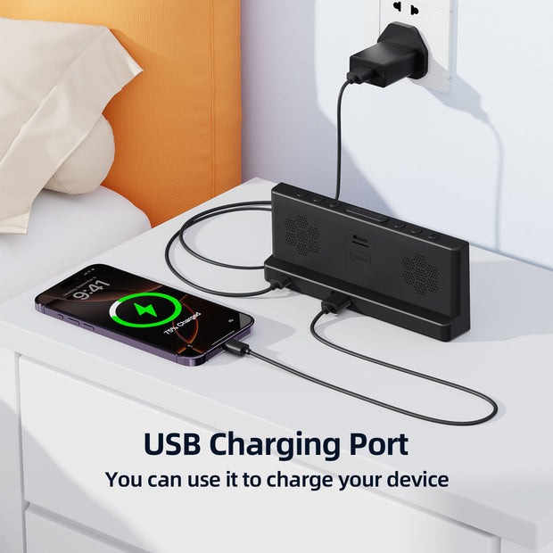 Digital Bedside Alarm Clock with Large Digits with UK Plug (Model: G11)