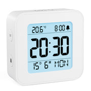 Battery-Powered Bedside Alarm Clock (Model: E0544)