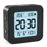 Battery-Powered Bedside Alarm Clock (Model: E0544)