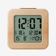 Wooden Travel Alarm Clock (Model: 2409)