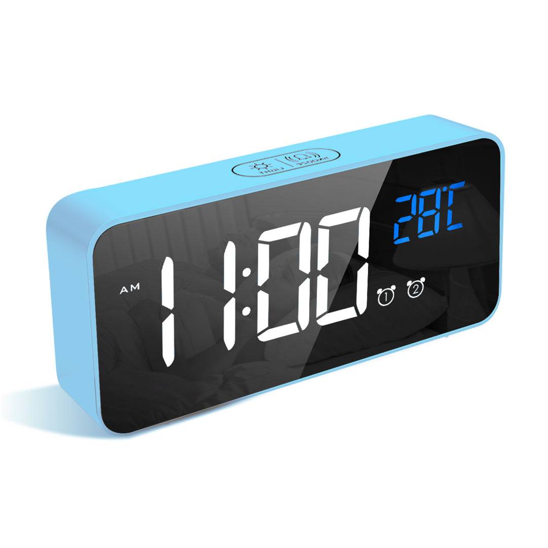 LED Digital Alarm Clock with Temperature Display (Model: 8808