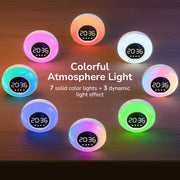 Children's Alarm Clock with RGB Nightlight with UK Plug (Model: EM5)