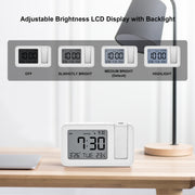 Projection Alarm Clock with UK Plug (Model: 5235)