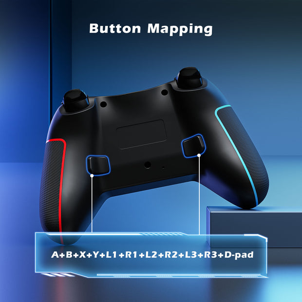 Switch Controller with Hall Effect Joysticks (Model: T43)