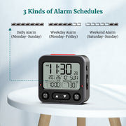 Radio-Controlled Alarm Clock (Model: Atom-2211)