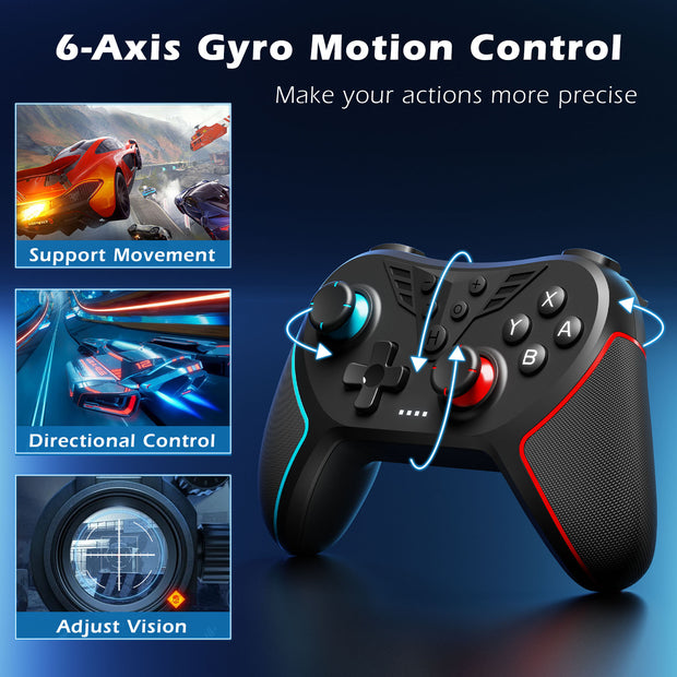 Switch Controller with Hall Effect Joysticks (Model: T43)