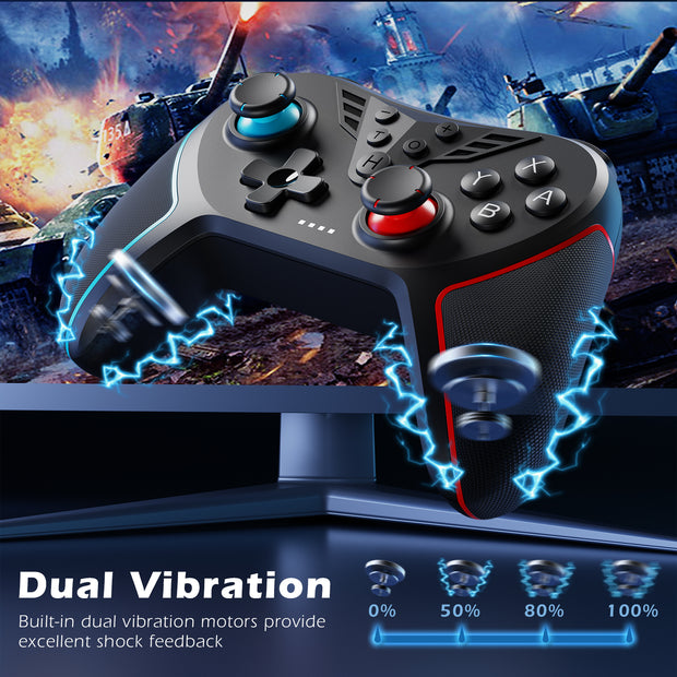 Switch Controller with Hall Effect Joysticks (Model: T43)